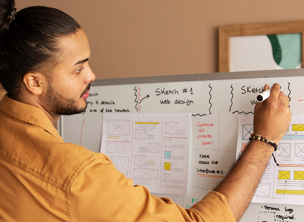 Creative marketing project visual