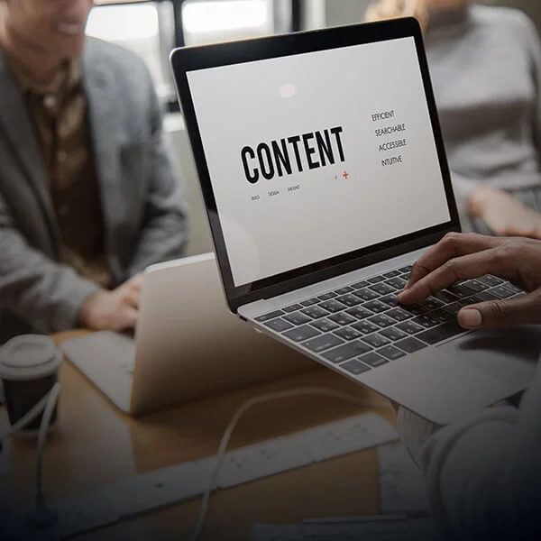 Content marketing service illustration