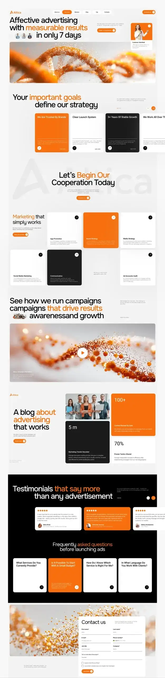 Project showcase visual