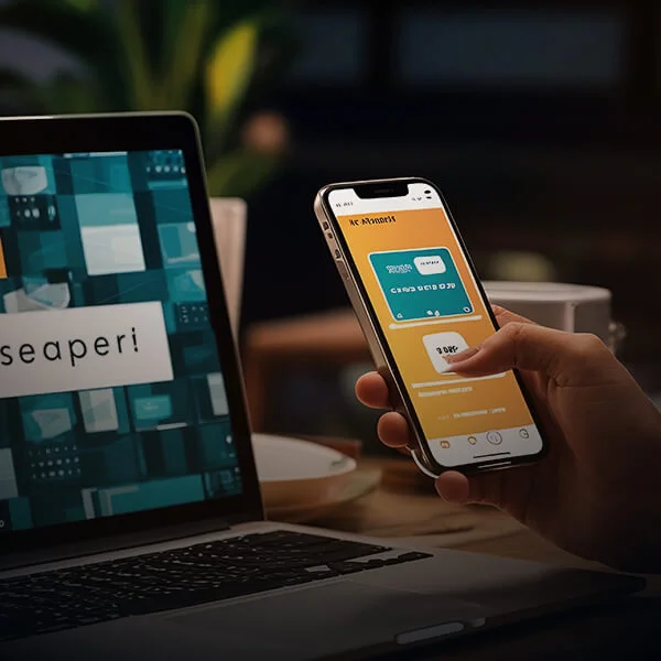 Web application development illustration