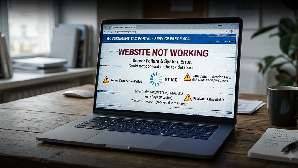 Why GST Website Not Working? Complete Troubleshooting Solutions.